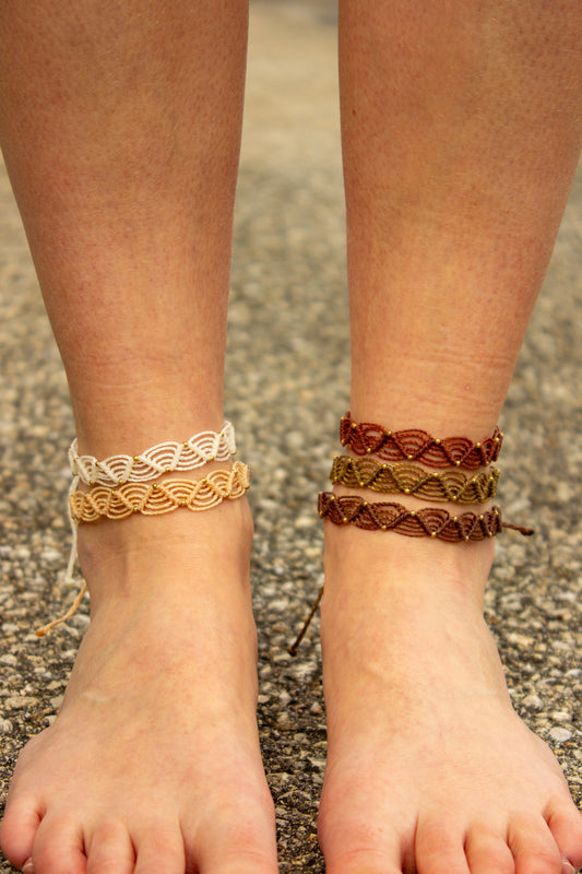 macrame anklet