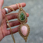 Fruity Jasper & Pink Opal necklace