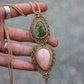 Fruity Jasper & Pink Opal necklace