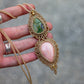 Fruity Jasper & Pink Opal necklace