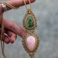 Fruity Jasper & Pink Opal necklace