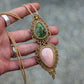 Fruity Jasper & Pink Opal necklace