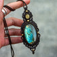 Citrine & Labradorite necklace