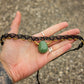 Aventurine • macrame necklace