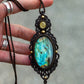 Citrine & Labradorite necklace