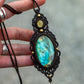 Citrine & Labradorite necklace