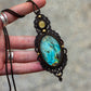 Citrine & Labradorite necklace