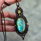 Citrine & Labradorite necklace