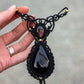 Druzy Onyx & Labradorite necklace