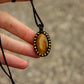Tiger's Eye • macrame necklace
