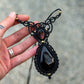 Druzy Onyx & Labradorite necklace