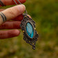 Labradorite • macrame necklace