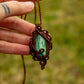 Labradorite • macrame necklace