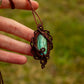 Labradorite • macrame necklace