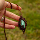 Labradorite • macrame necklace