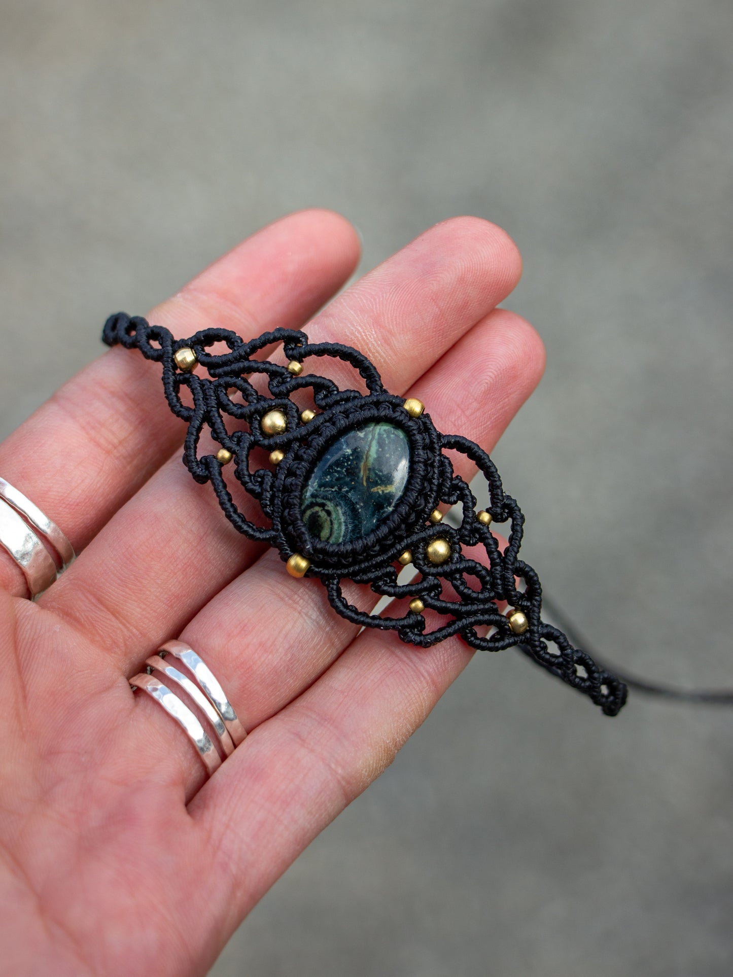 Kambaba Jasper bracelet