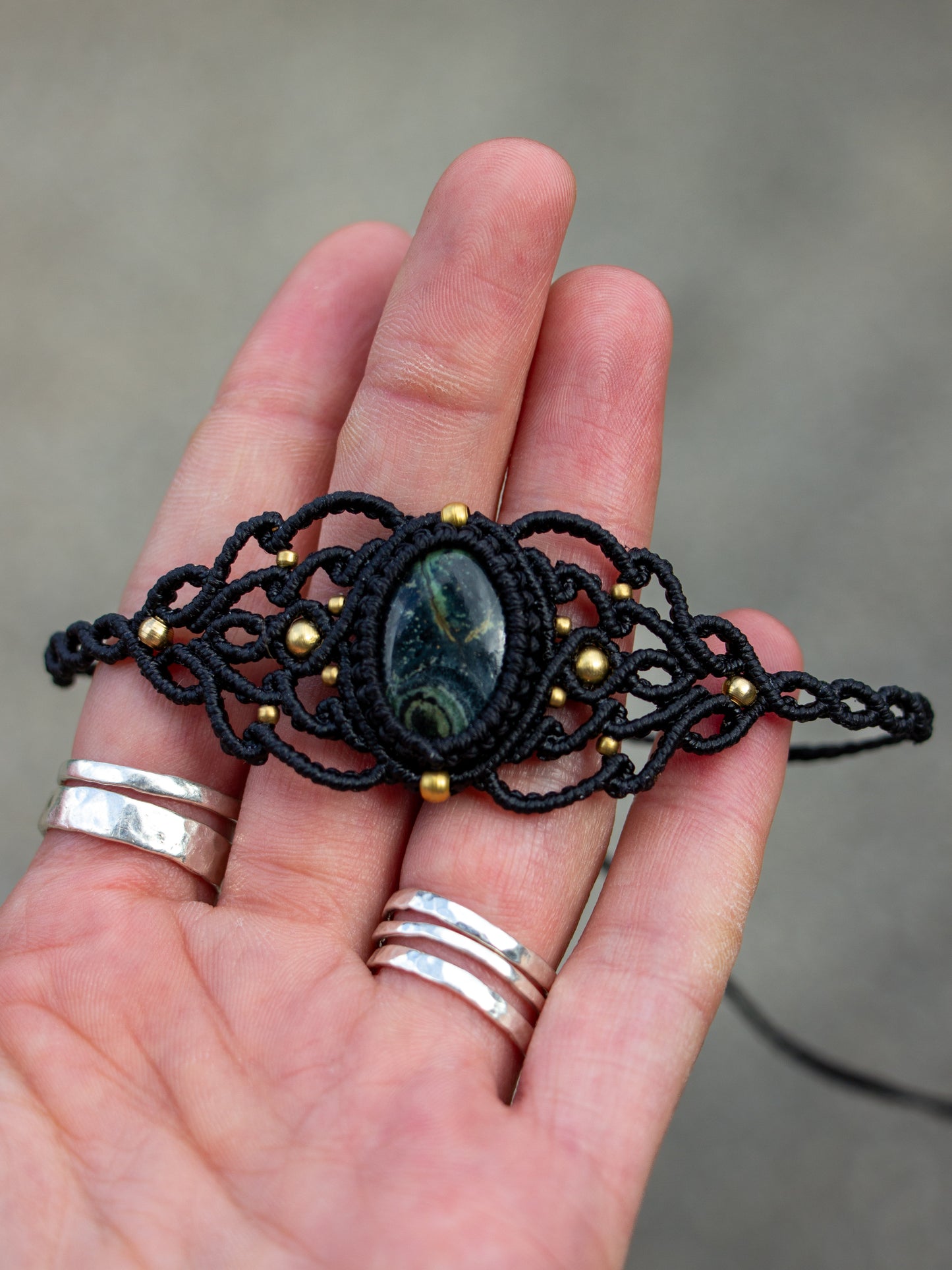 Kambaba Jasper bracelet