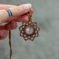 Rose Quartz macrame necklace