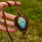 Labradorite • macrame necklace
