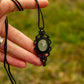 Green Fluorite • macrame necklace