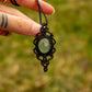 Green Fluorite • macrame necklace