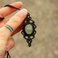 Green Fluorite • macrame necklace