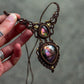 Purple Labradorite necklace
