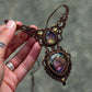 Purple Labradorite necklace