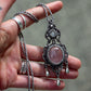 Rose Quartz & White Moonstone necklace