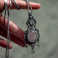 Rose Quartz & White Moonstone necklace