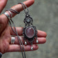Rose Quartz & White Moonstone necklace