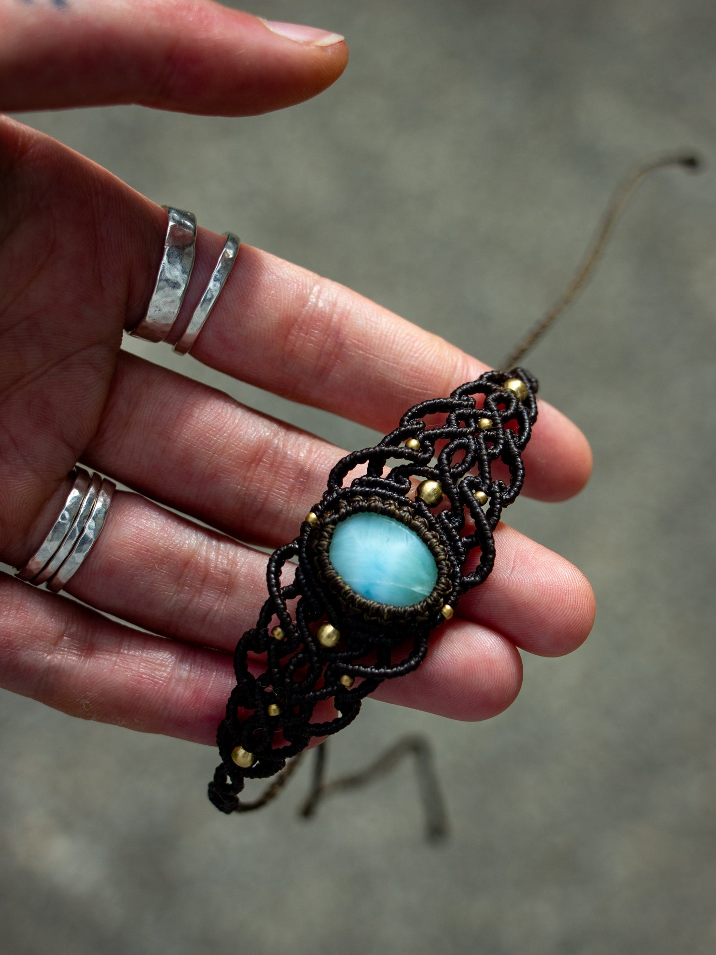 Larimar bracelet
