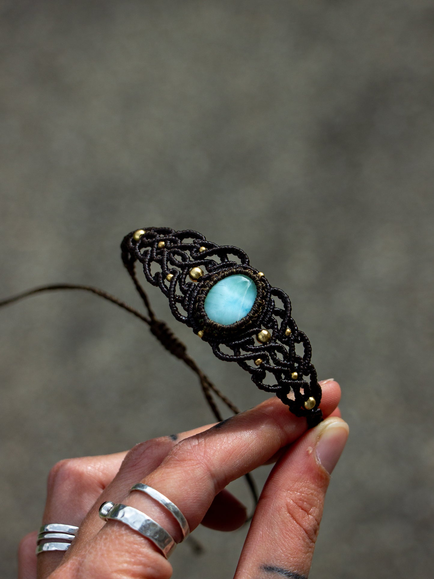 Larimar bracelet