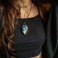 Labradorite • macrame necklace