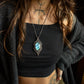 Labradorite • macrame necklace