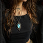 Labradorite • macrame necklace