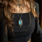 Labradorite • macrame necklace