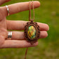 Labradorite • macrame necklace