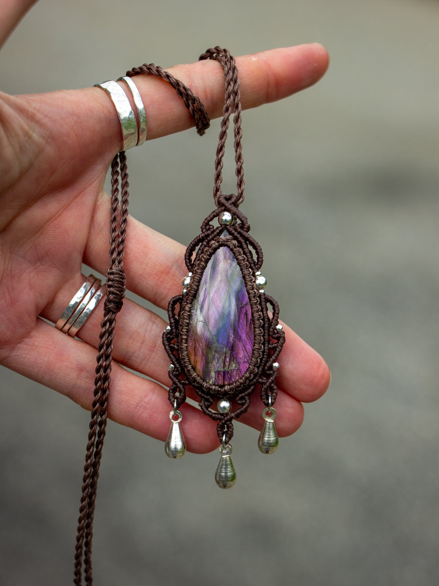 Labradorite necklace