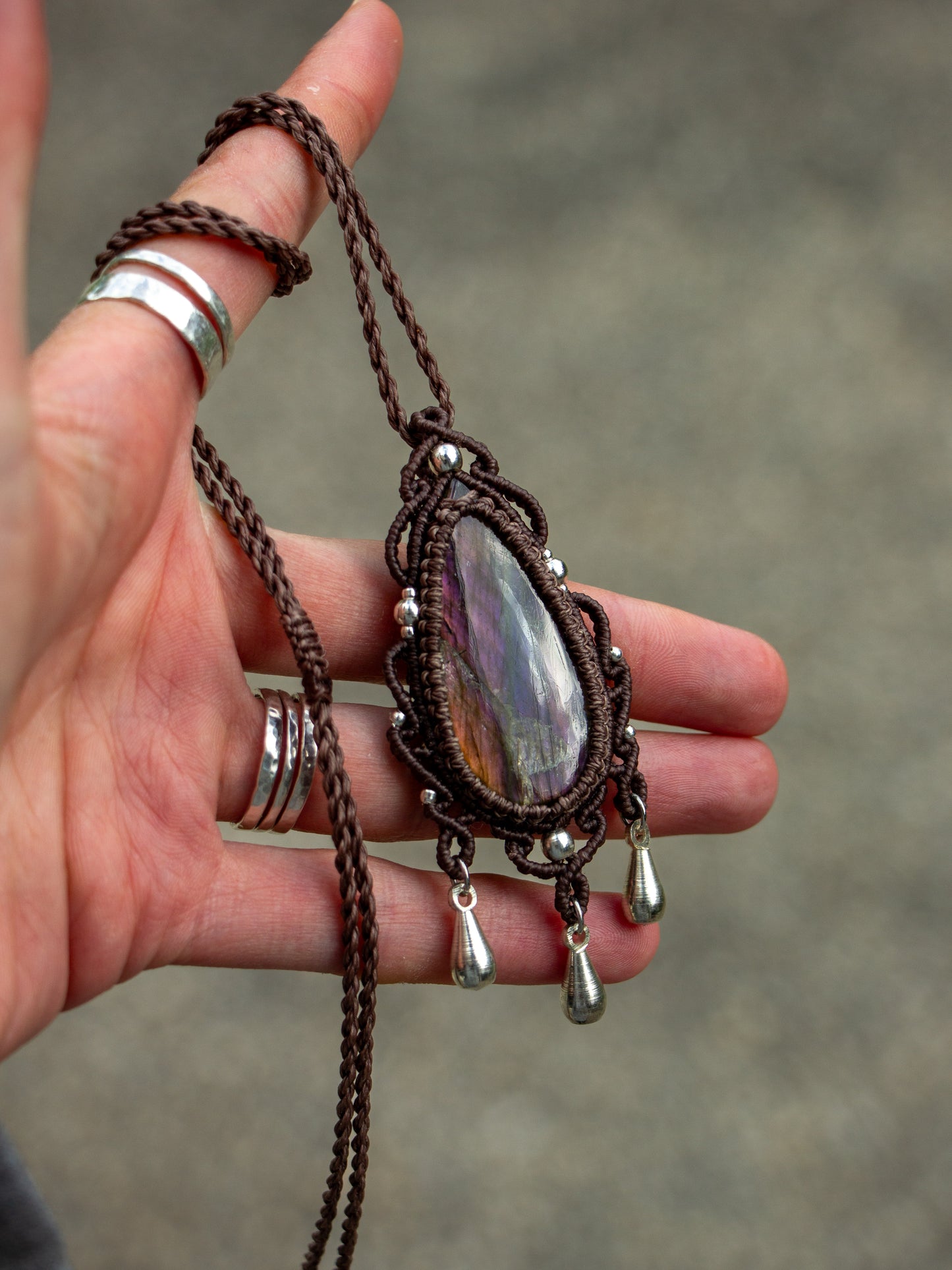 Labradorite necklace