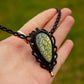 Labradorite • macrame necklace