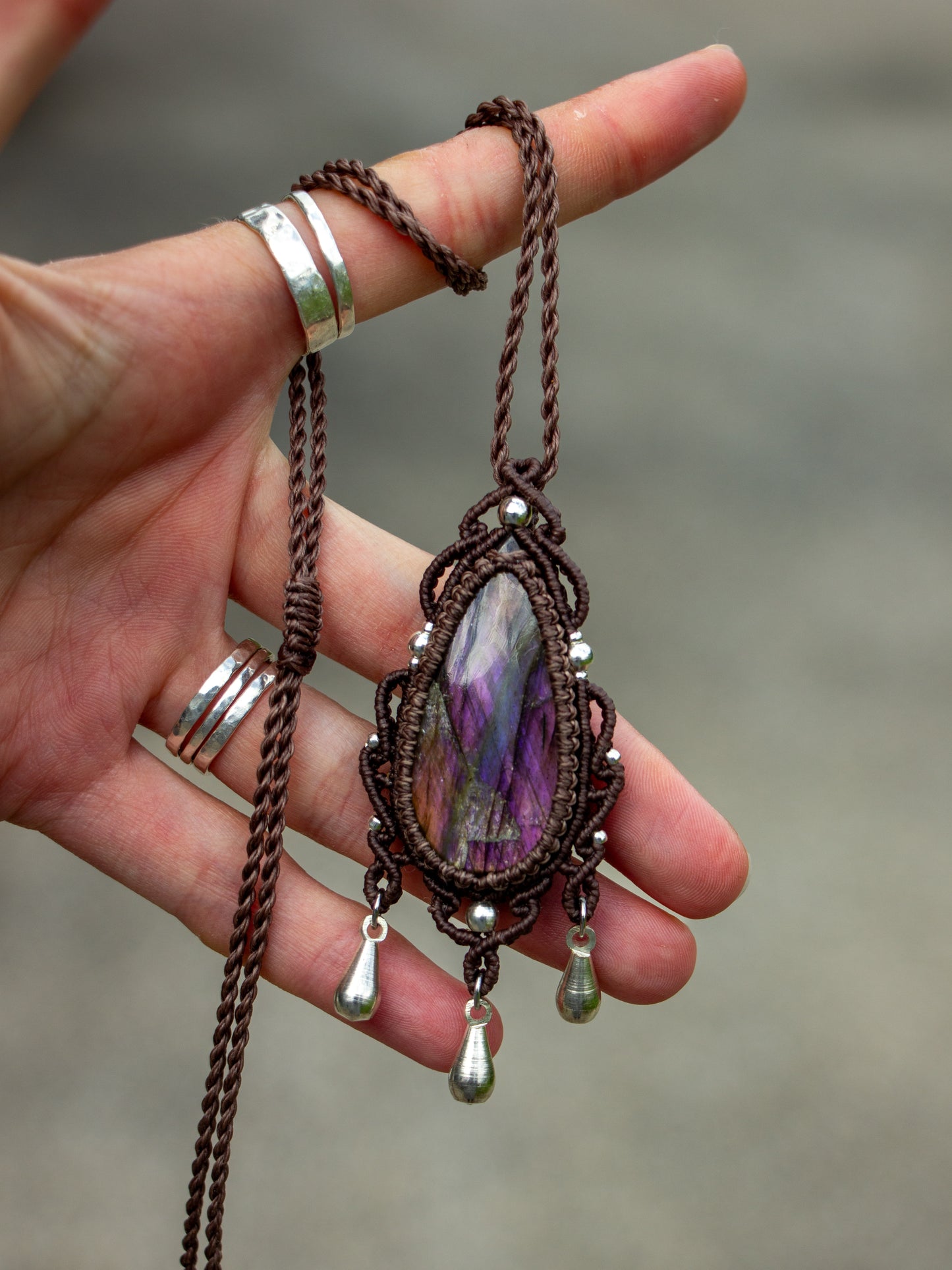 Labradorite necklace