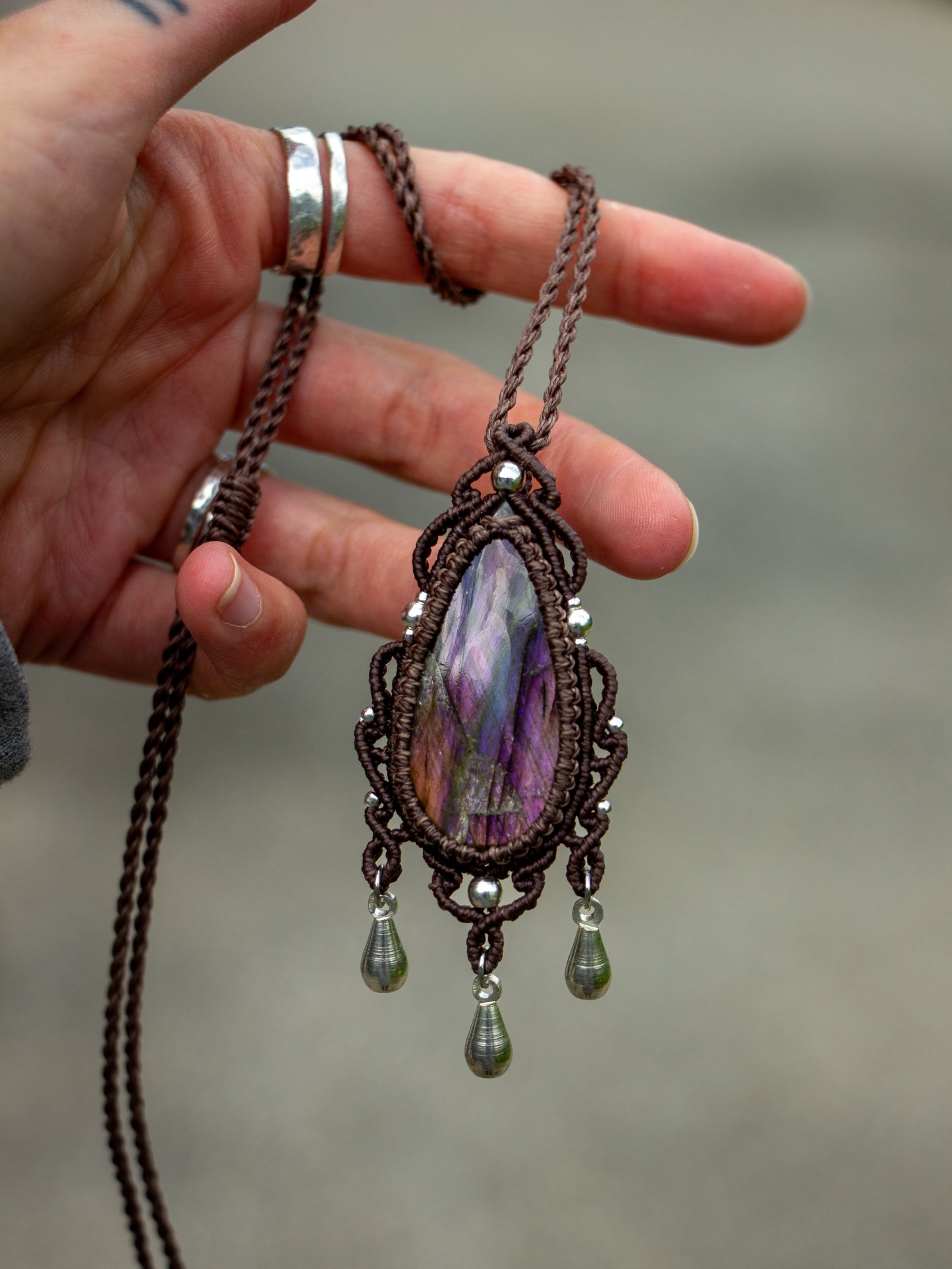 Labradorite necklace