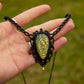 Labradorite • macrame necklace