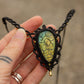 Labradorite • macrame necklace