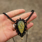 Labradorite • macrame necklace