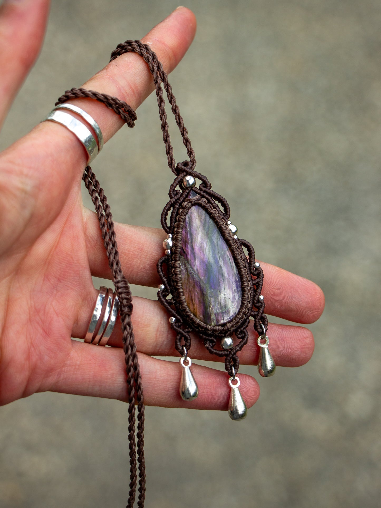 Labradorite necklace