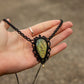 Labradorite • macrame necklace