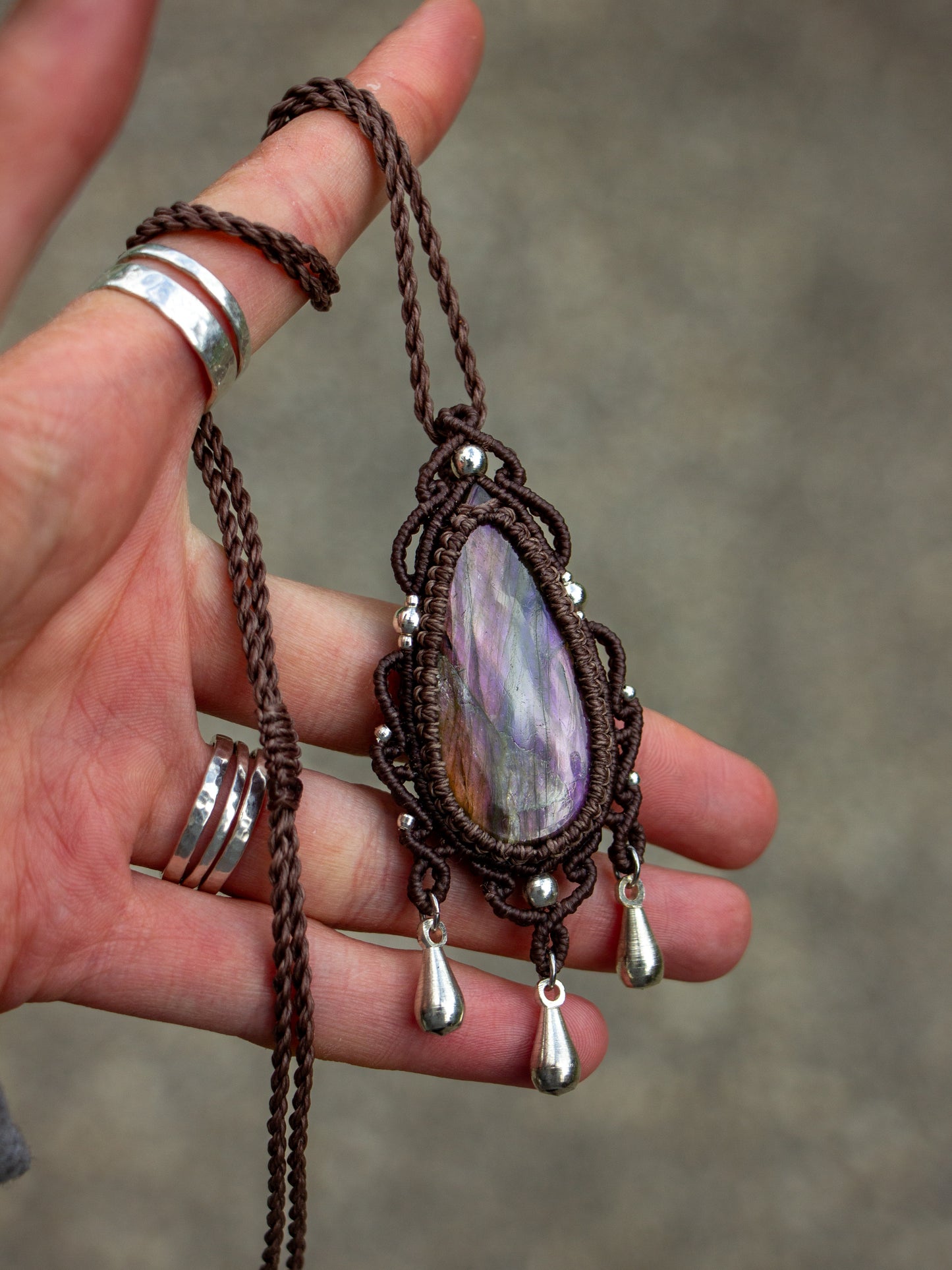 Labradorite necklace