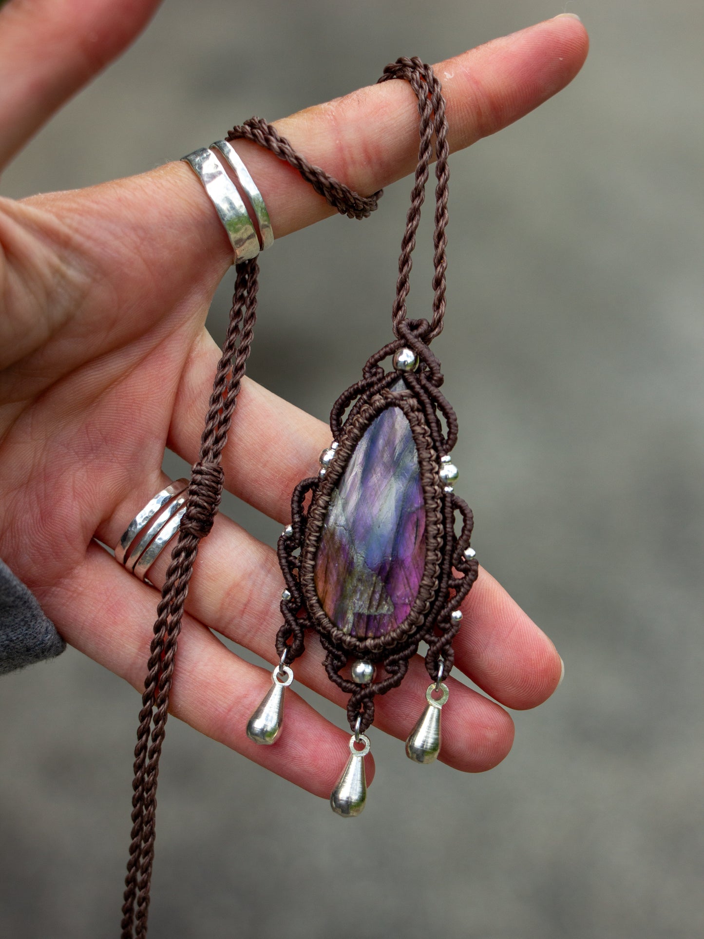 Labradorite necklace
